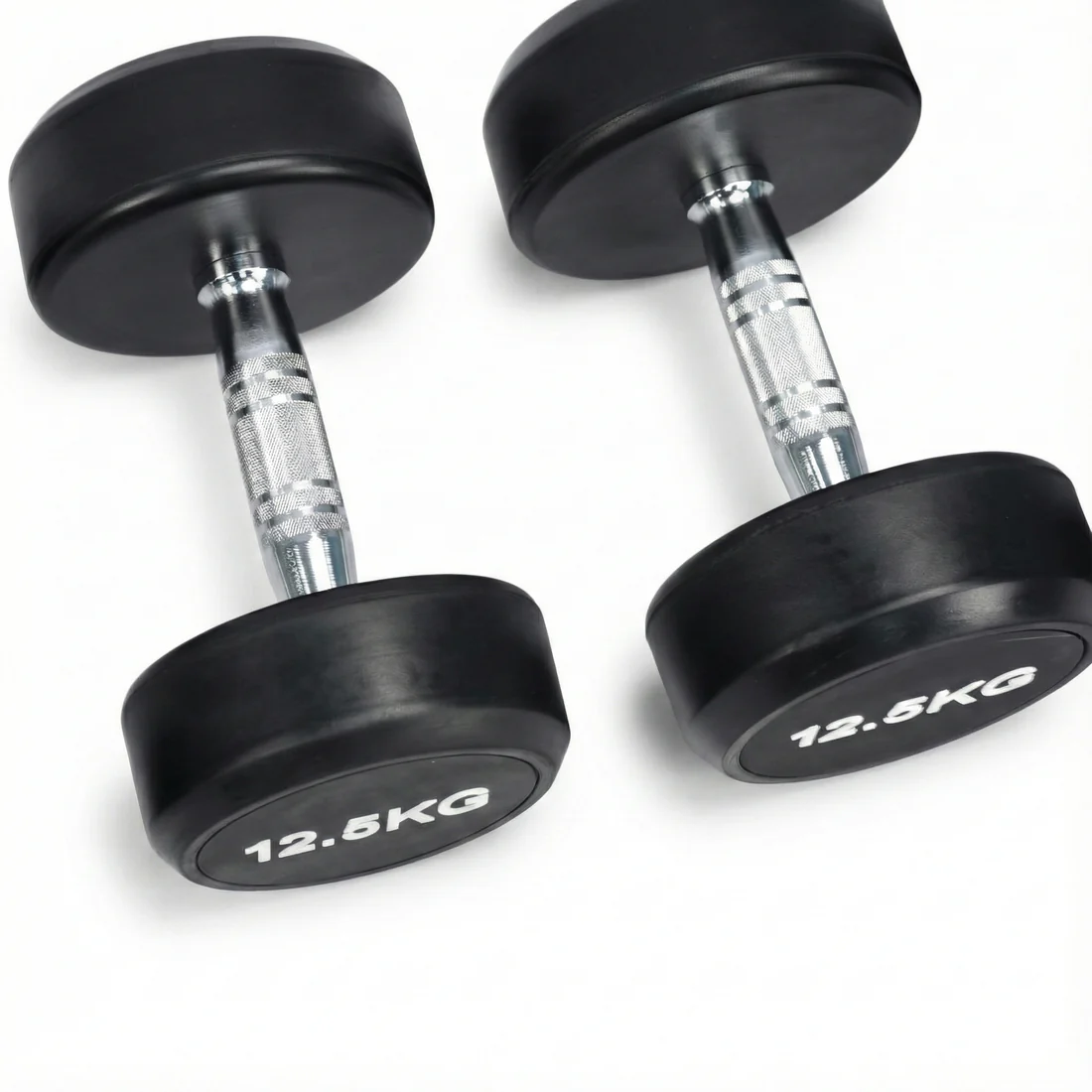 Rubber Round Dumbbell - Image 3