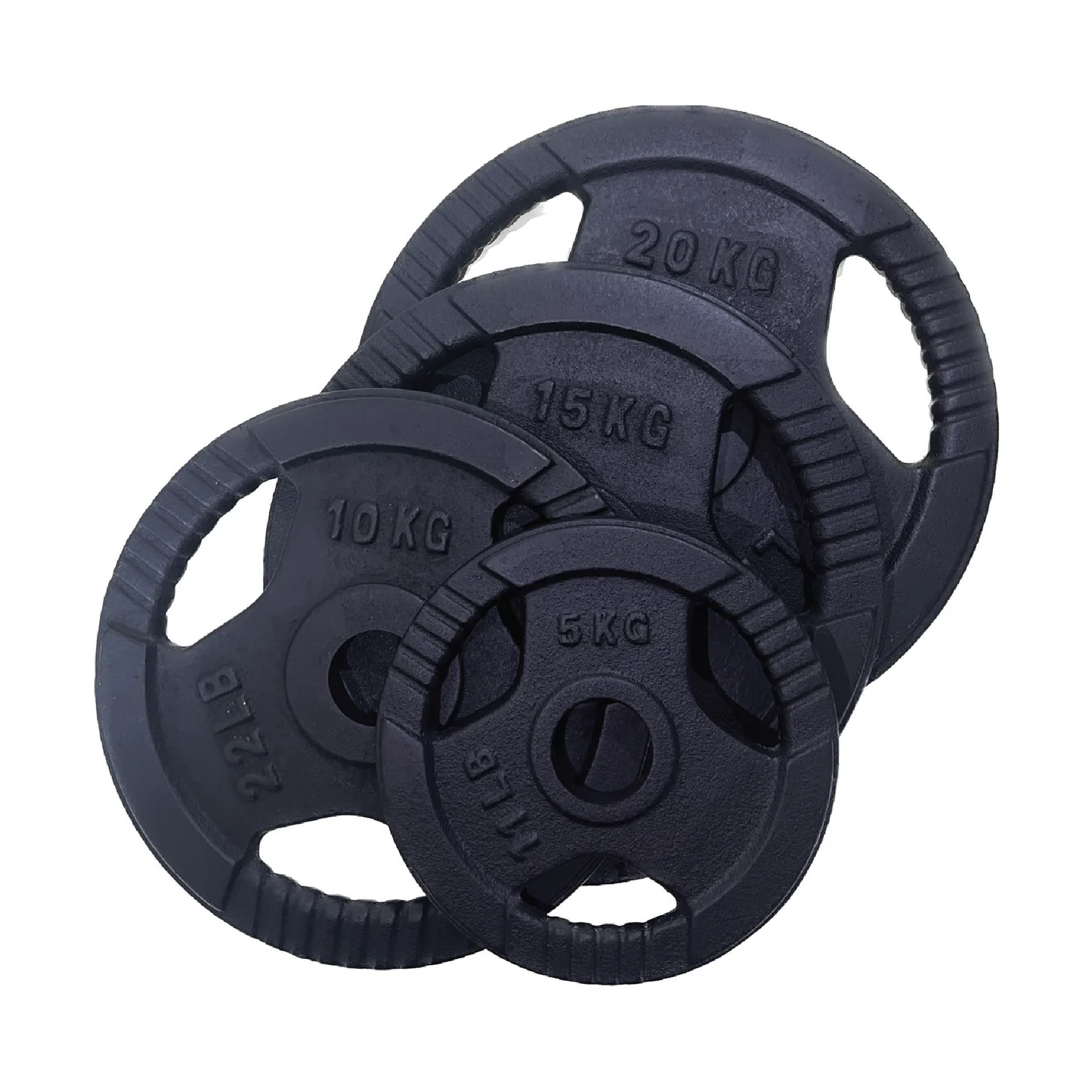 Cast Iron Olympic Tri-Grip Plate